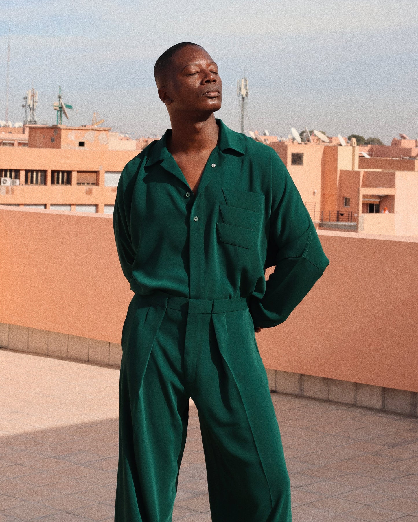 EMERALD GREEN SET